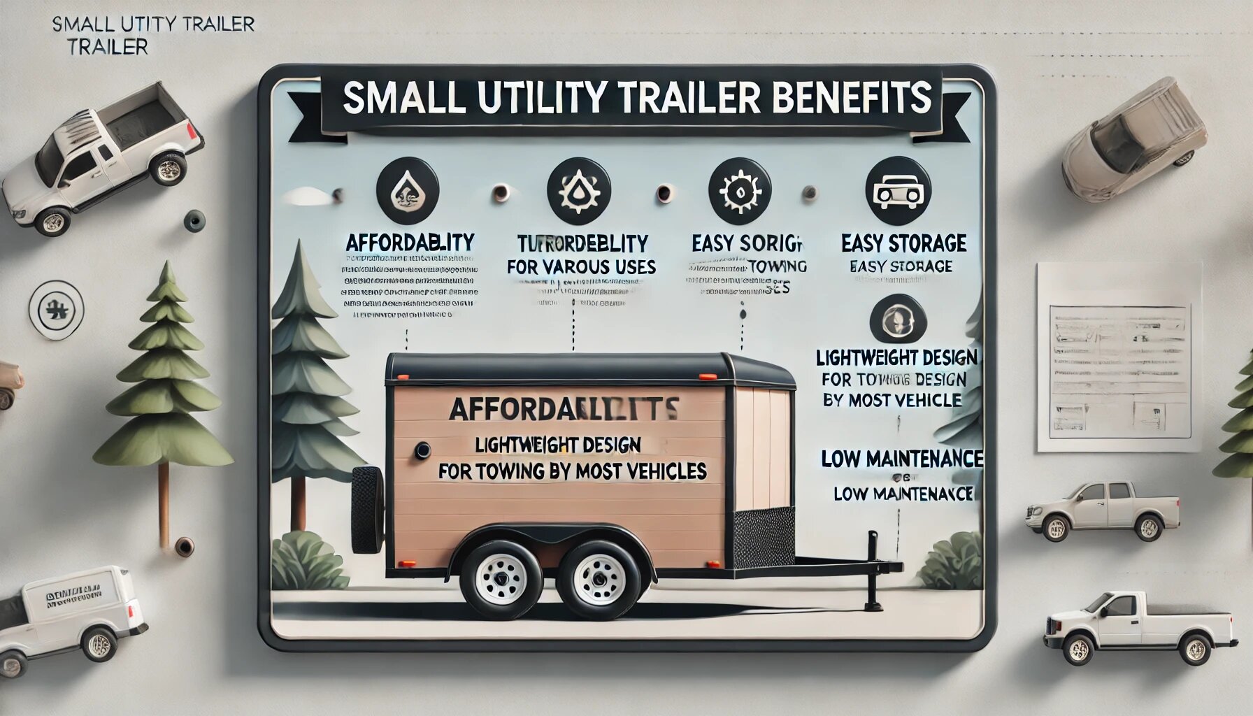 Benefits of Using a Small Utility Trailer