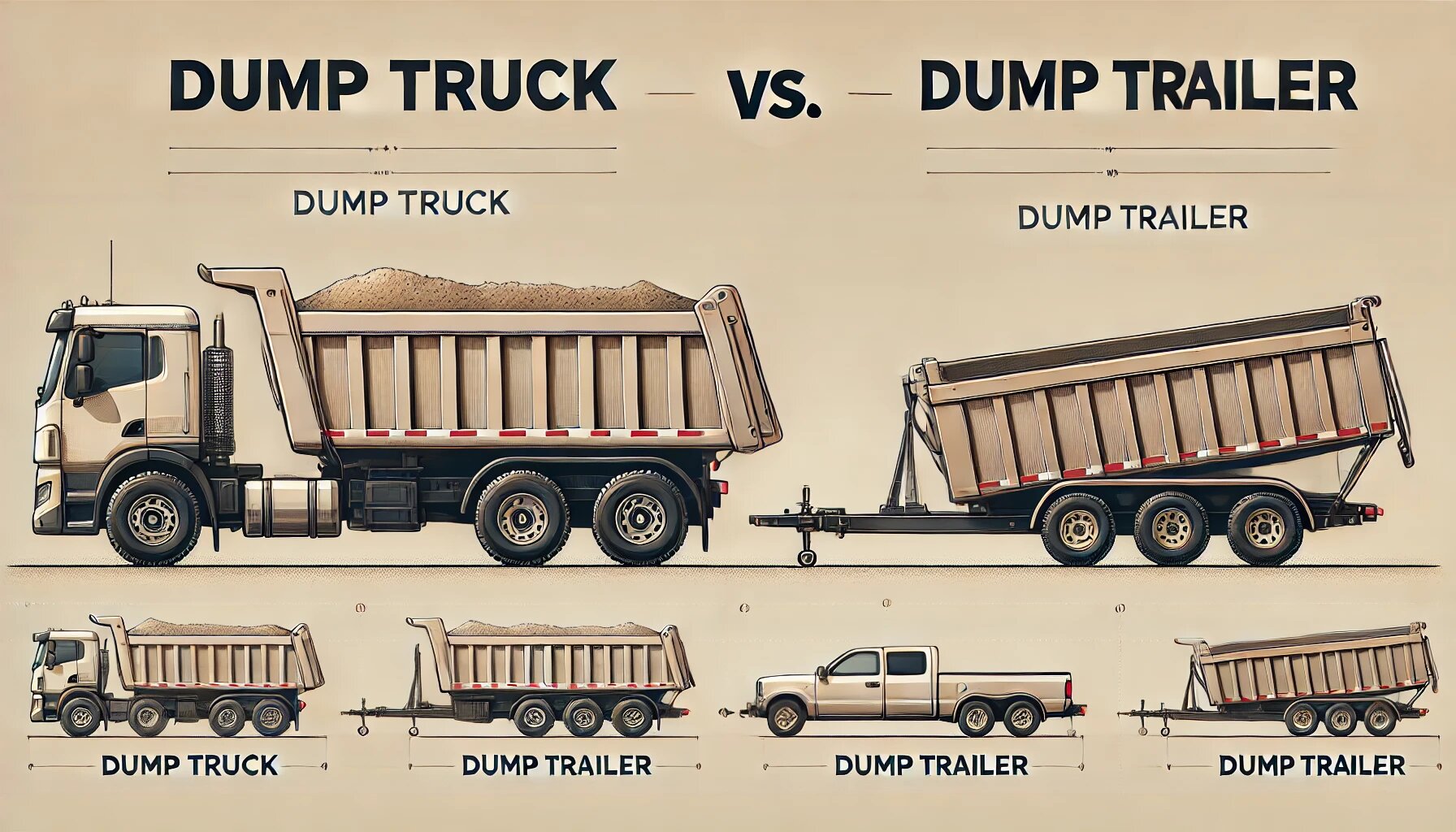 Dump Truck vs. Dump Trailer