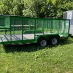 USED 2023 DELCO 7X16 12K GVWR UTILITY TRAILER