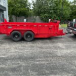 2025 FORCE 14K 7′ X 14′ WITH TELESCOPIC CYLINDER DUMP TRAILER