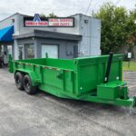 2025 FORCE 14K 7′ X 16′ WITH TELESCOPIC CYLINDER DUMP TRAILER